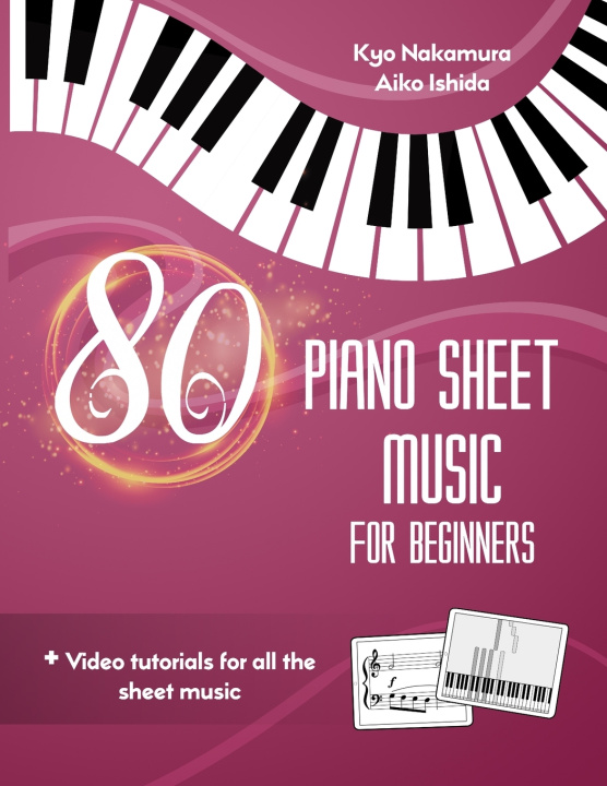 Book 80 Piano Sheet Music for Beginners Aiko Ishida