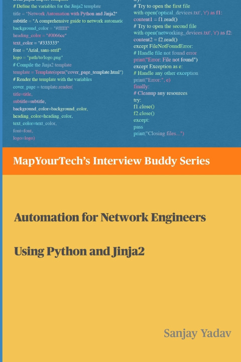 Knjiga Automation for Network Engineers Using Python and Jinja2 Sanjay Yadav