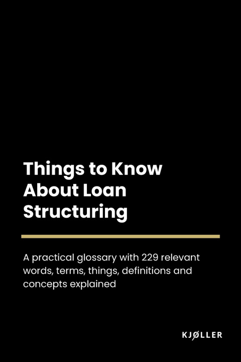 Kniha Things to Know About Loan Structuring Kjøller