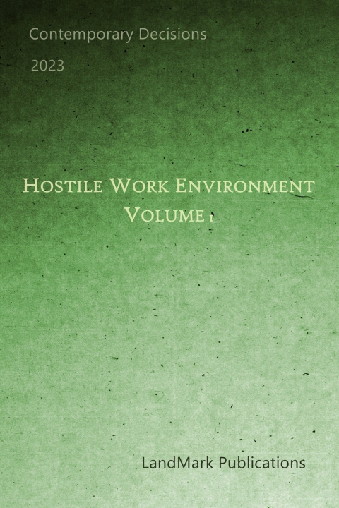 Kniha Hostile Work Environment LandMark Publications