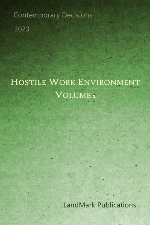 Kniha Hostile Work Environment LandMark Publications