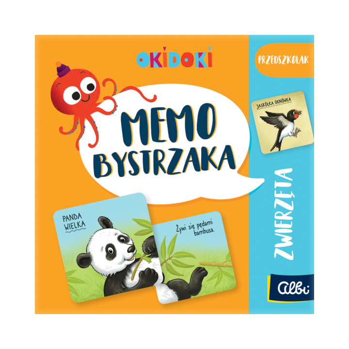 Kniha Memo zwierzęta. Okidoki 