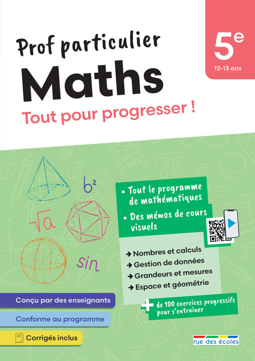 Knjiga Prof particulier - Maths 5e Cronier