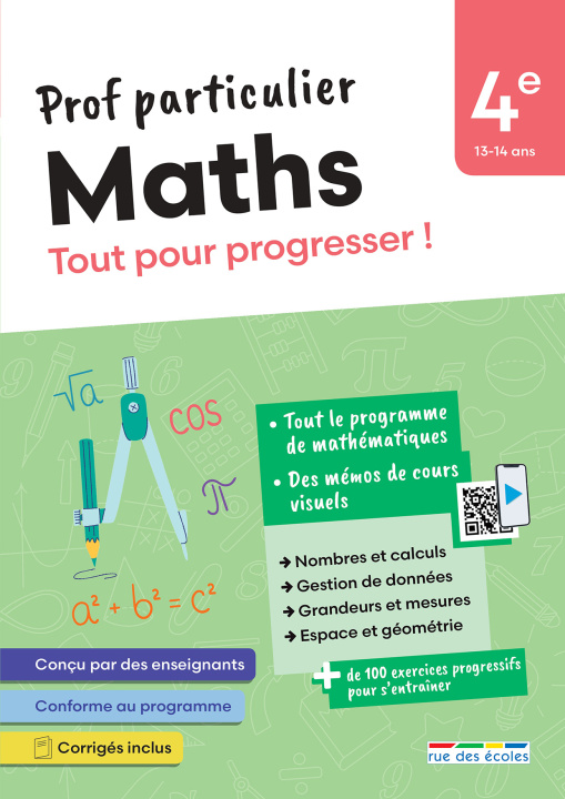 Kniha Prof particulier - Maths 4e Cronier