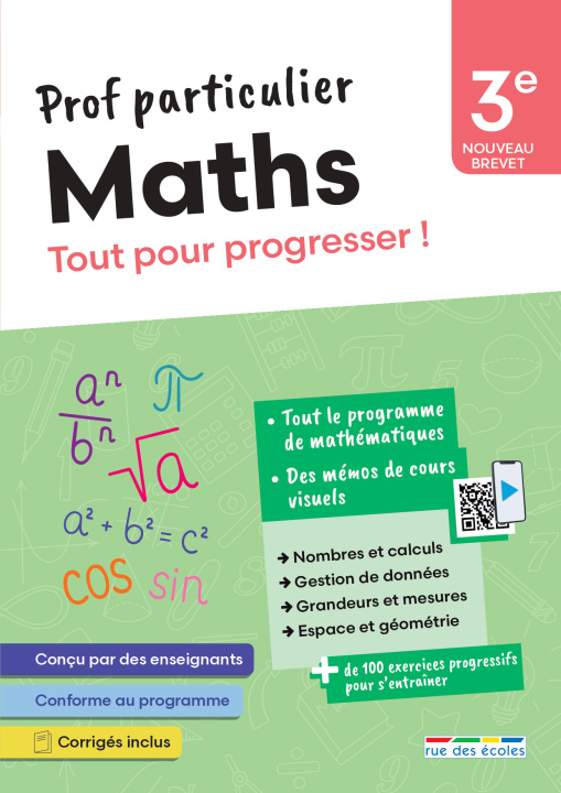 Knjiga Prof particulier - Maths 3e Cronier
