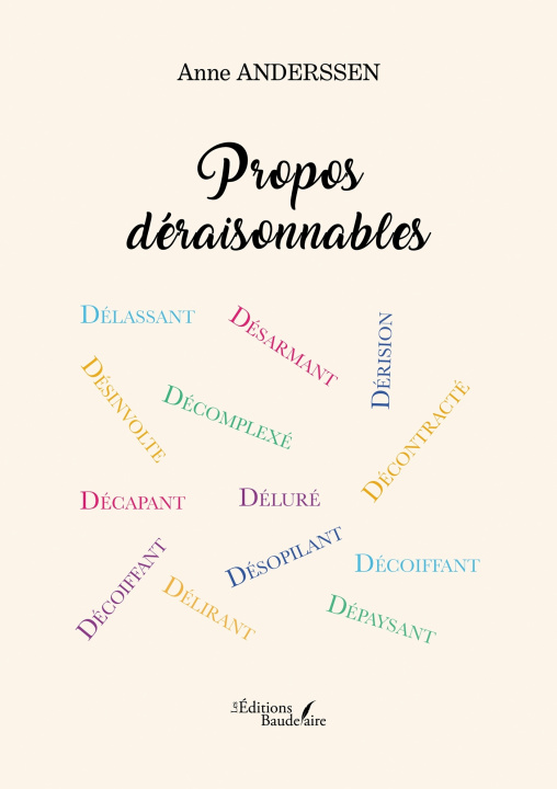 Book Propos déraisonnables Anne Anderssen