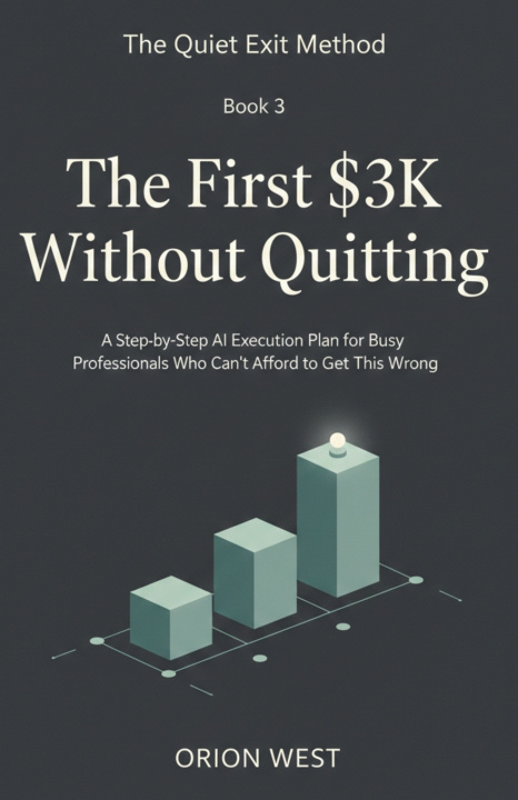 Knjiga The First $3K Without Quitting orion west