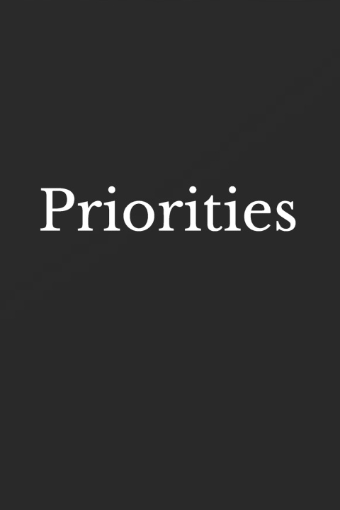 Knjiga Priorities erk murs