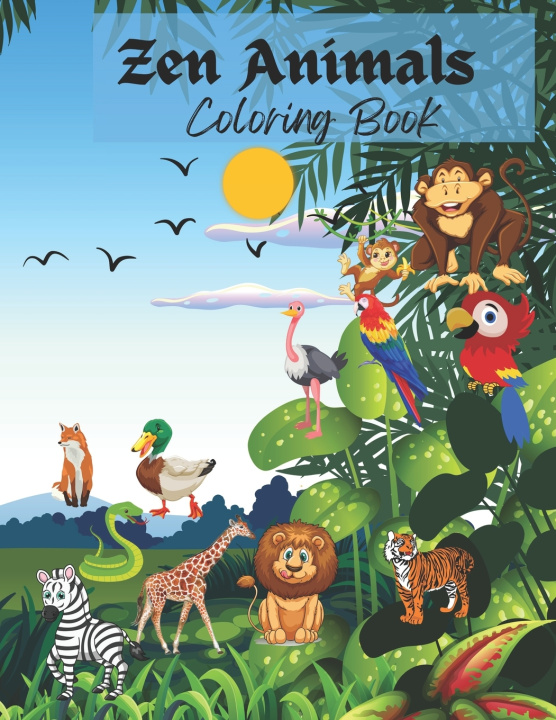 Kniha Zen Animals Positive Elements Designs