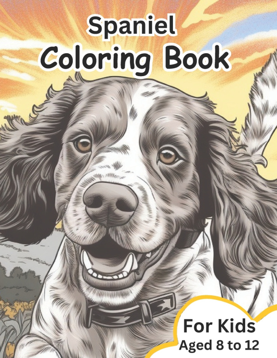 Kniha Spaniel Coloring book Macie Bell