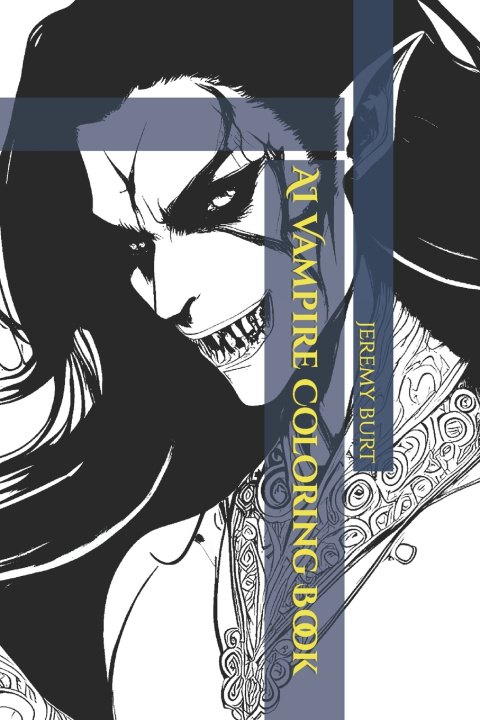 Kniha AI Vampire Coloring Book jeremy burt