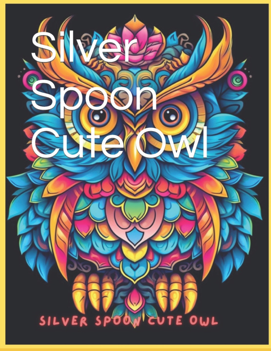 Kniha Silver Spoon Cute Owl Junior Vasquez