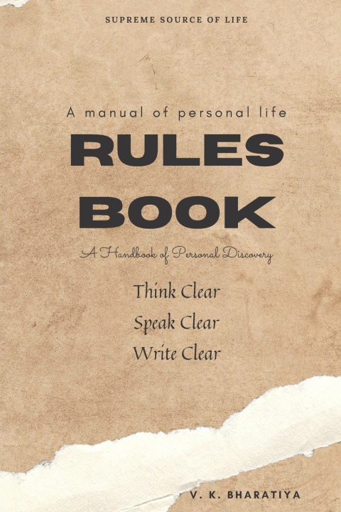 Kniha Rules Book V. K. BHARATIYA