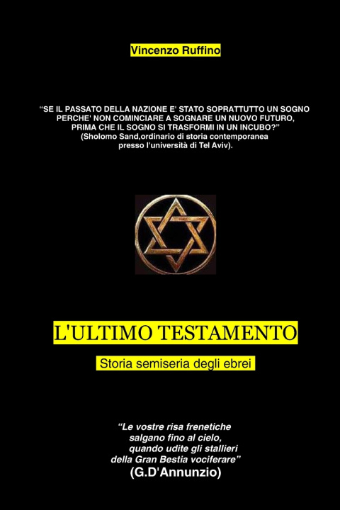 Kniha L'ULTIMO TESTAMENTO VINCENZO RUFFINO