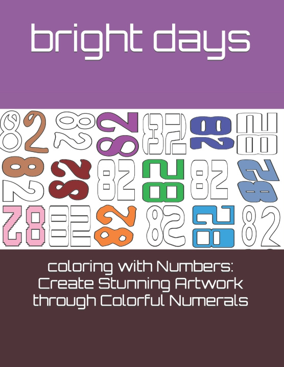 Knjiga coloring with Numbers bright days
