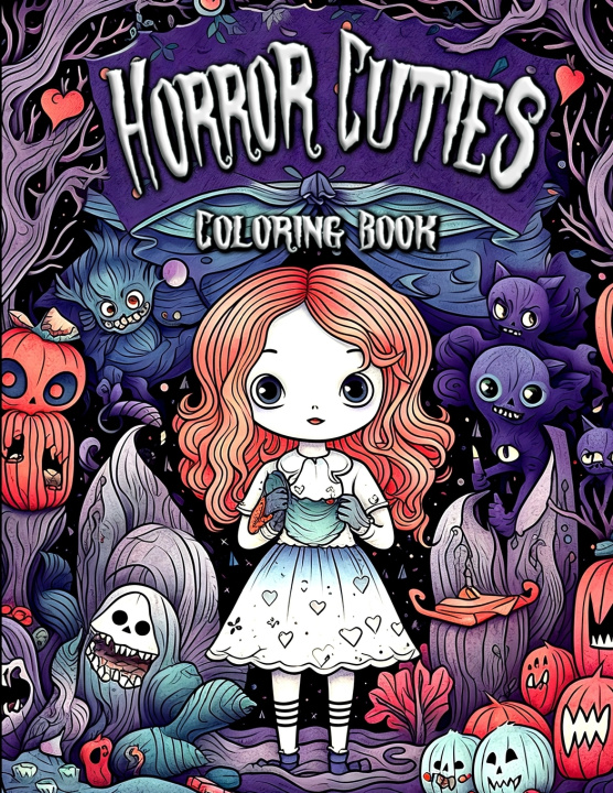 Boek Horror Cuties Coloring Book Laura Seidel