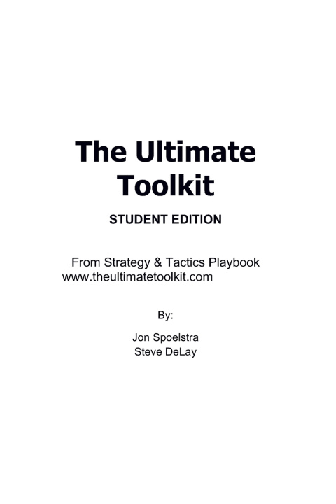 Kniha The Ultimate Toolkit Steve DeLay