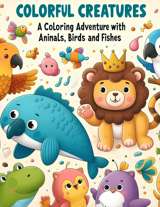 Kniha Colorful Creatures Colorama Arts
