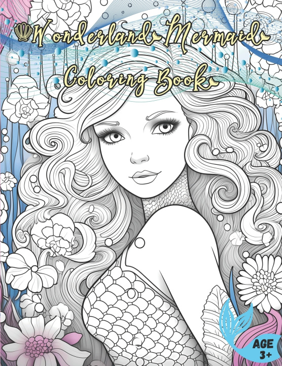 Kniha Wonderland Mermaid Coloring Book Melony E Teixeira