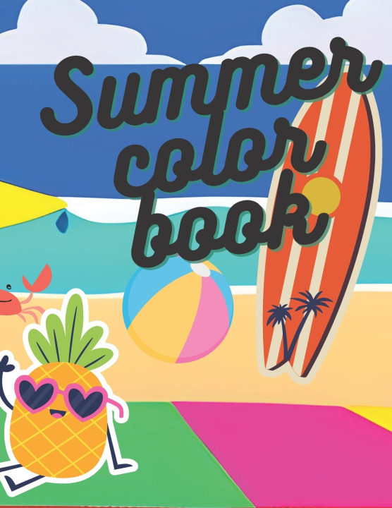 Kniha Summer coloring book Adia D Marroquin