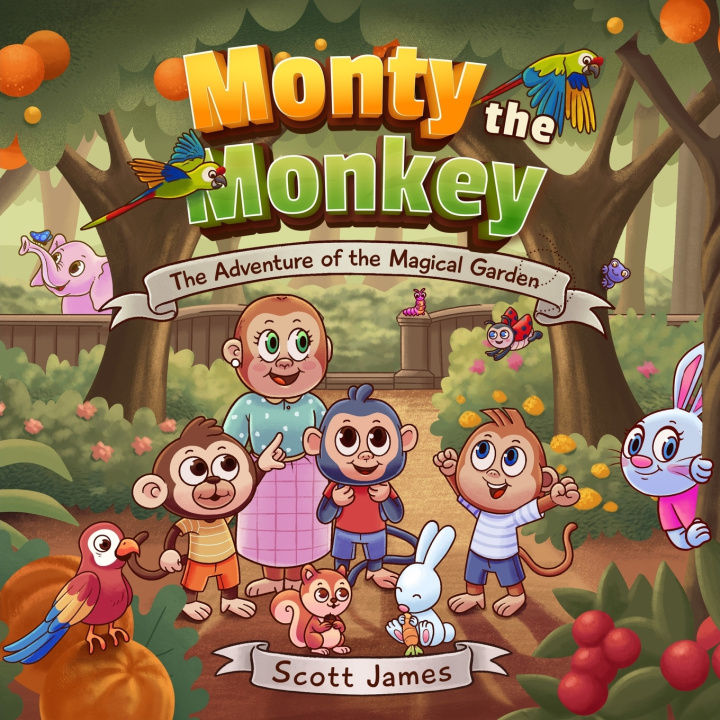 Kniha Monty the Monkey Scott James