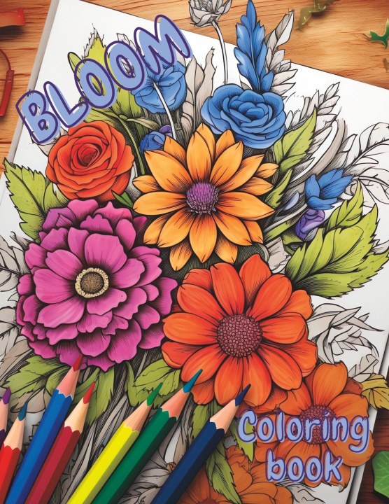 Kniha Bloom coloring book Daniele Schina