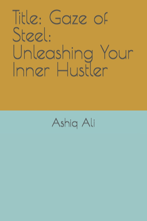 Kniha Title Ashiq Ali