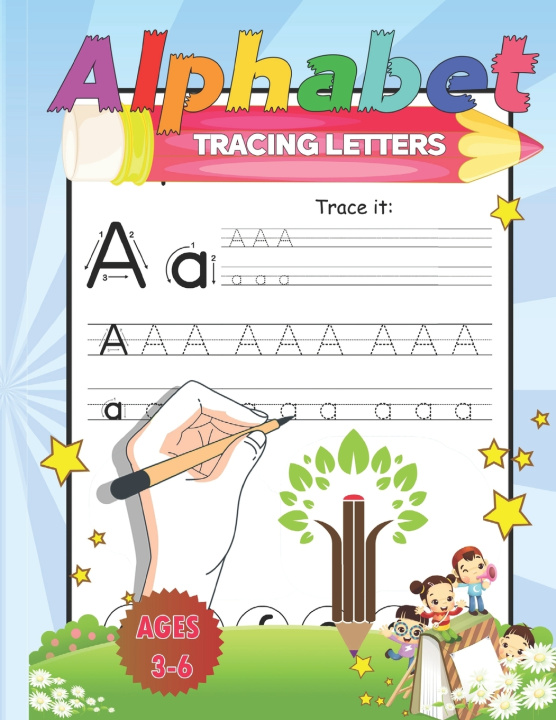 Kniha Tracing Letters Coloring Book Dominik Dubacki