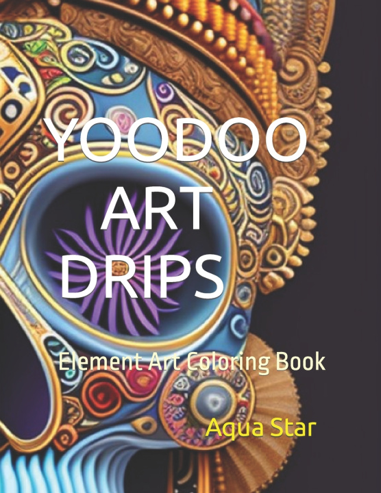 Kniha YOODOO ART DRIPS Aqua Star