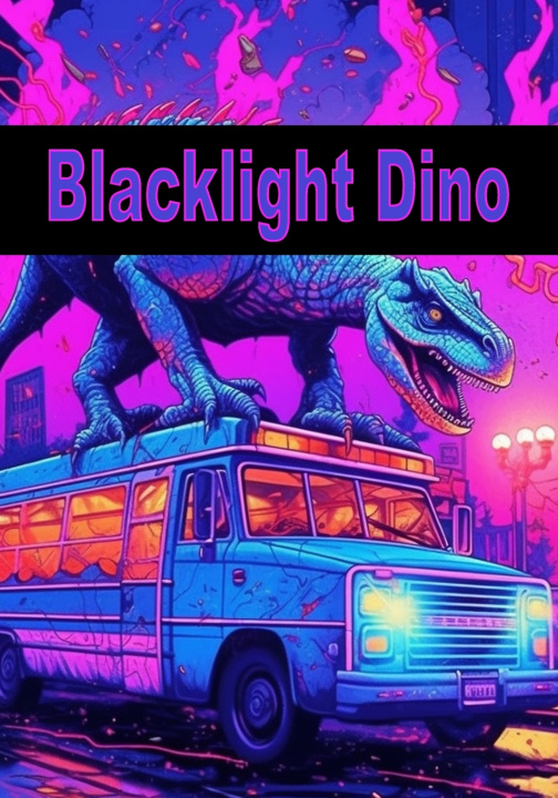 Kniha Blacklight Dino Mahalo Jill