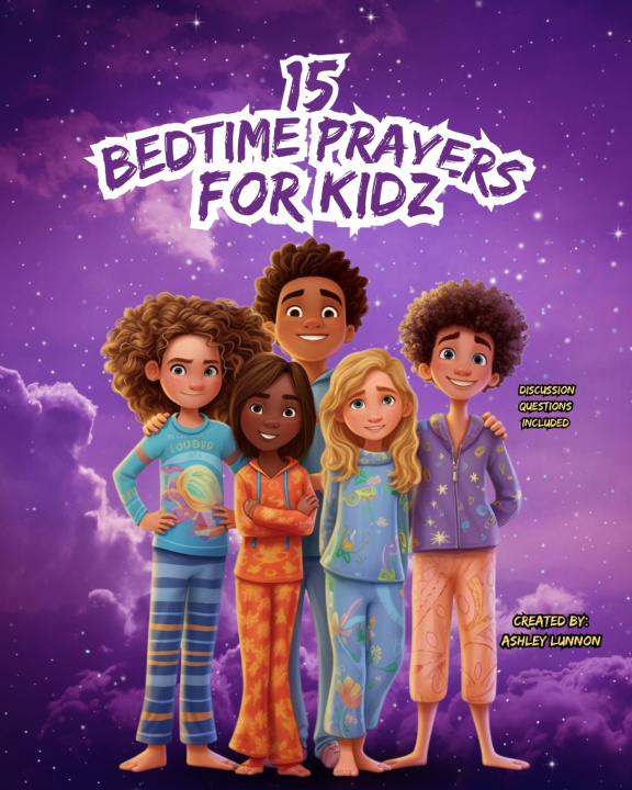 Knjiga 15 Bedtime Prayers for Kids Ashley Lunnon