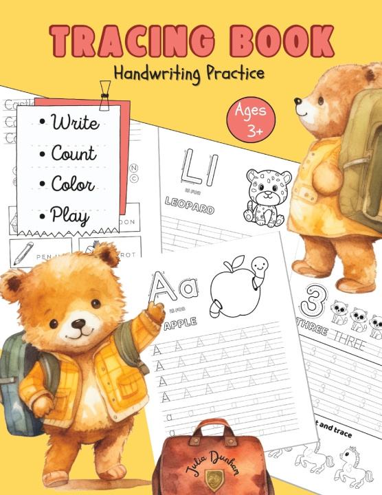 Kniha Tracing Book - Handwriting Practice - Ages 3+ Julia Dunham