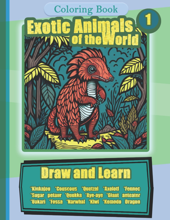 Knjiga Draw and Learn - Exotic Animals 1 Nefta Nervo