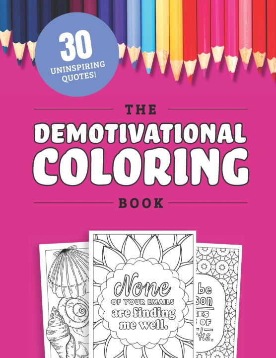 Kniha The Demotivational Coloring Book Jenine Zimmers
