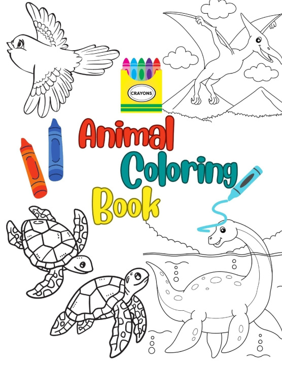 Kniha Animals Coloring Book for Toddlers Liias Kollection