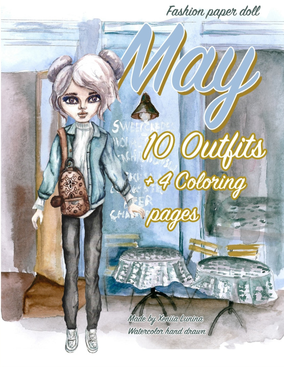 Kniha Fashion paper doll May Xeniia Lunina