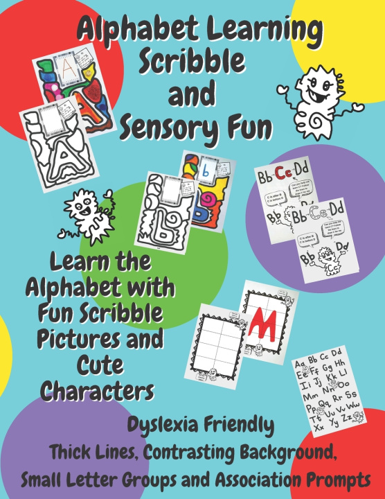 Kniha Alphabet Learning Scribble and Sensory Fun Emotions Learning Content
