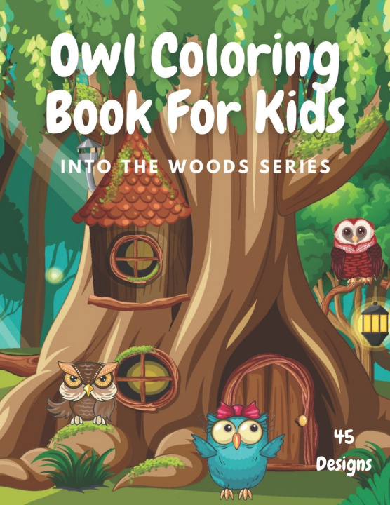 Kniha Owl Coloring Book for Kids Holden Ellis Press