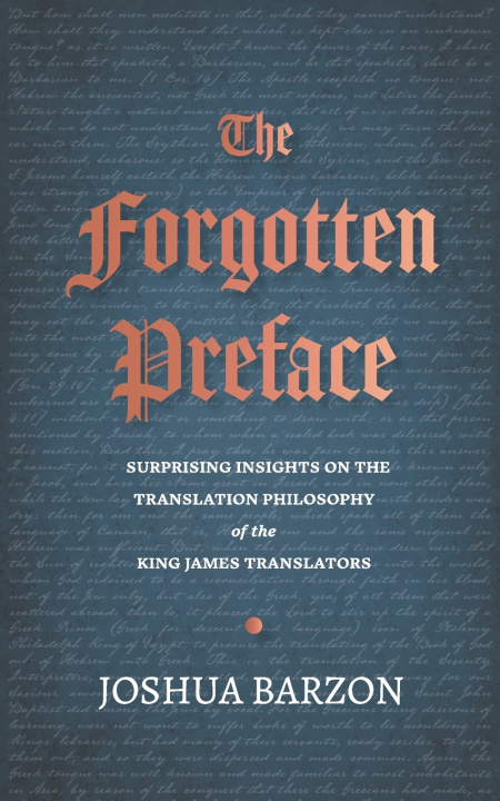Kniha The Forgotten Preface Joshua Barzon