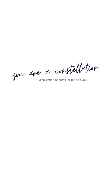 Kniha you are a constellation Raleigh Erin Tillman