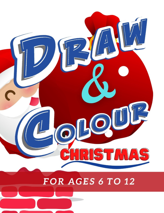 Kniha Draw & Colour Christmas NODODO BOOKS