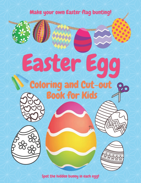 Kniha Easter Egg Coloring and Cut-out Book for Kids Beechbank Publishing