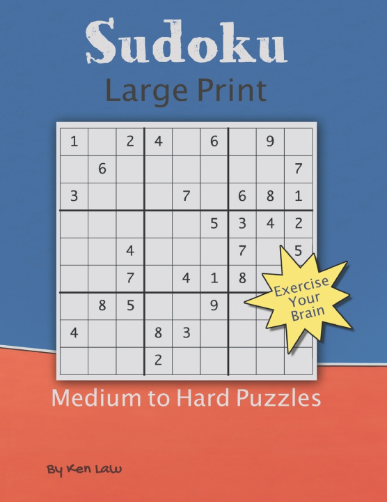 Kniha Sudoku Large Print Ken Law