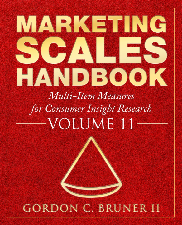 Kniha Marketing Scales Handbook Gordon C. Bruner II