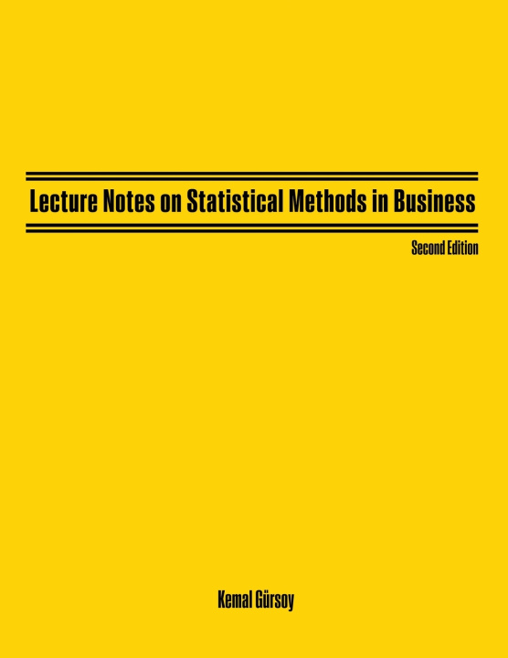 Kniha Statistical Methods Gursoy