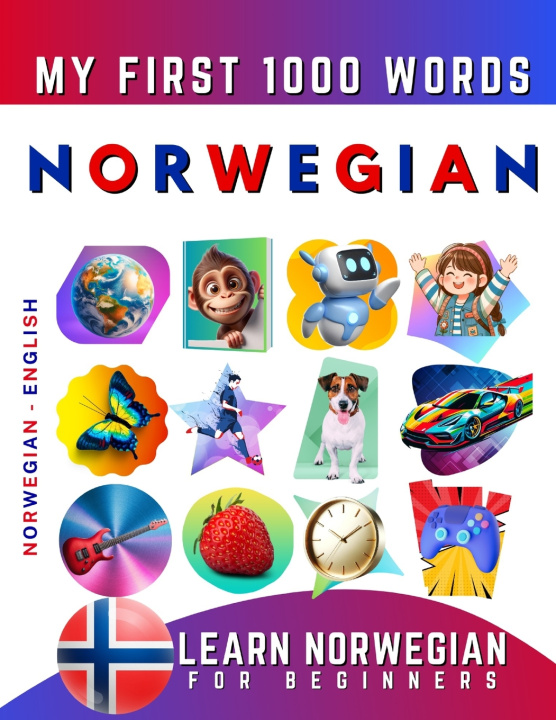 Kniha Learn Norwegian for Beginners, My First 1000 Words Effie Delarosa