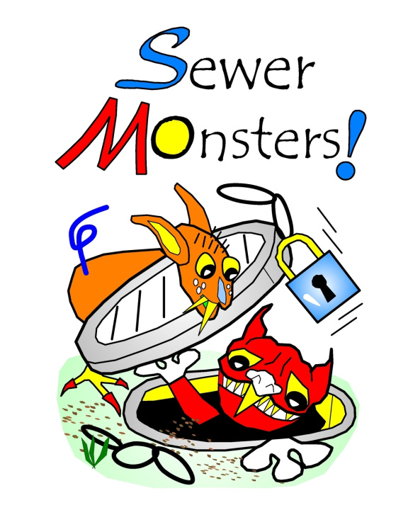 Kniha Sewer Monsters Debralee Rooney Lyndon