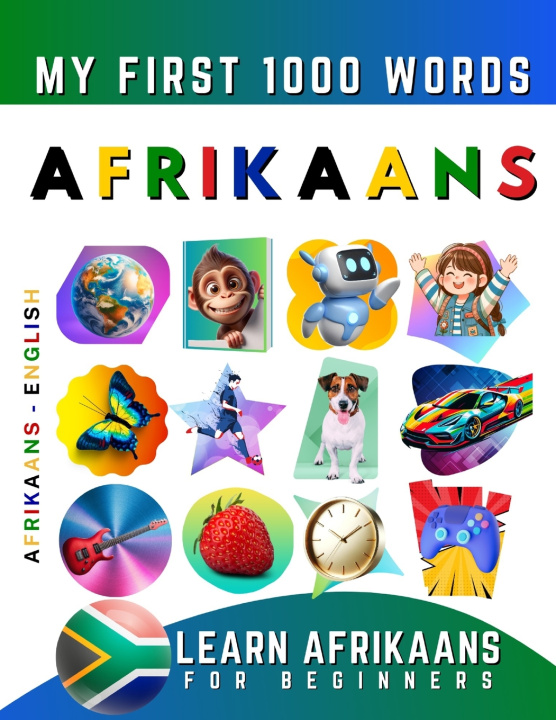 Kniha Learn Afrikaans for Beginners, My First 1000 Words Effie Delarosa