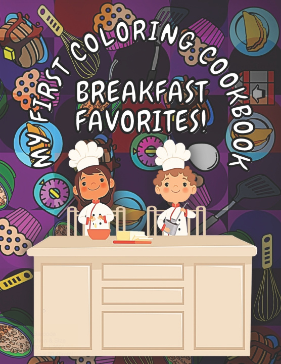 Kniha My First Coloring Cookbook MEXMZ BOOKS