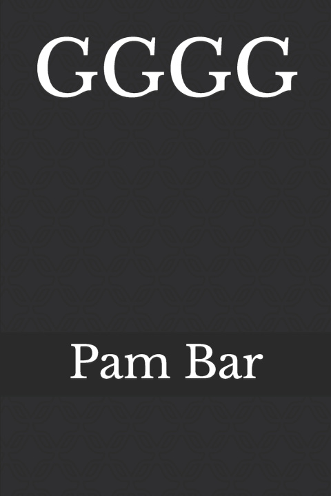 Kniha GGGG Pam Bar